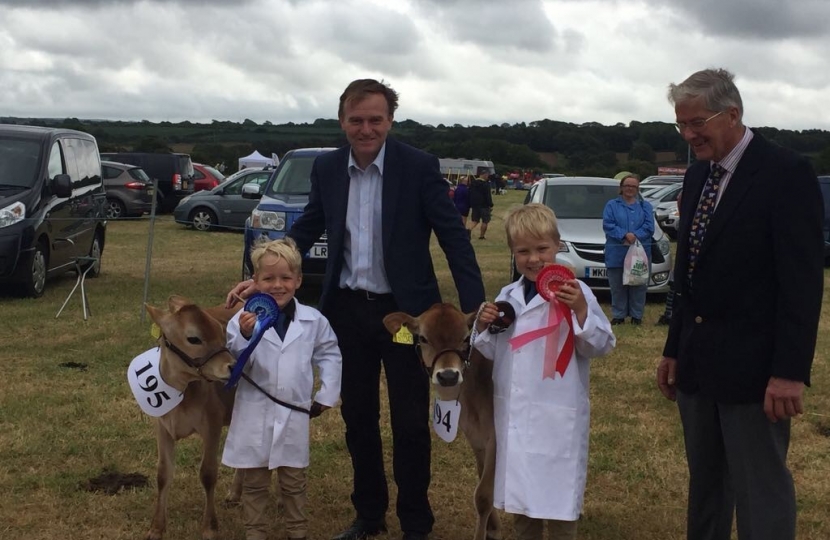 George at Gwinear Show 