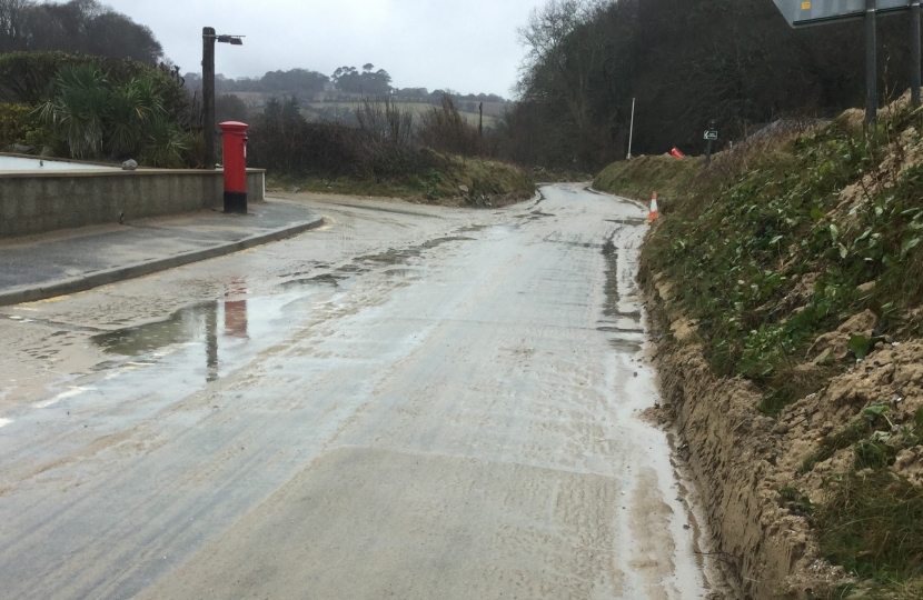 Road at Maenporth 