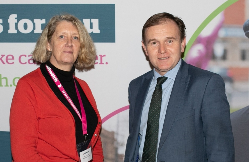 George meets Healthwatch Cornwall Chief Exec