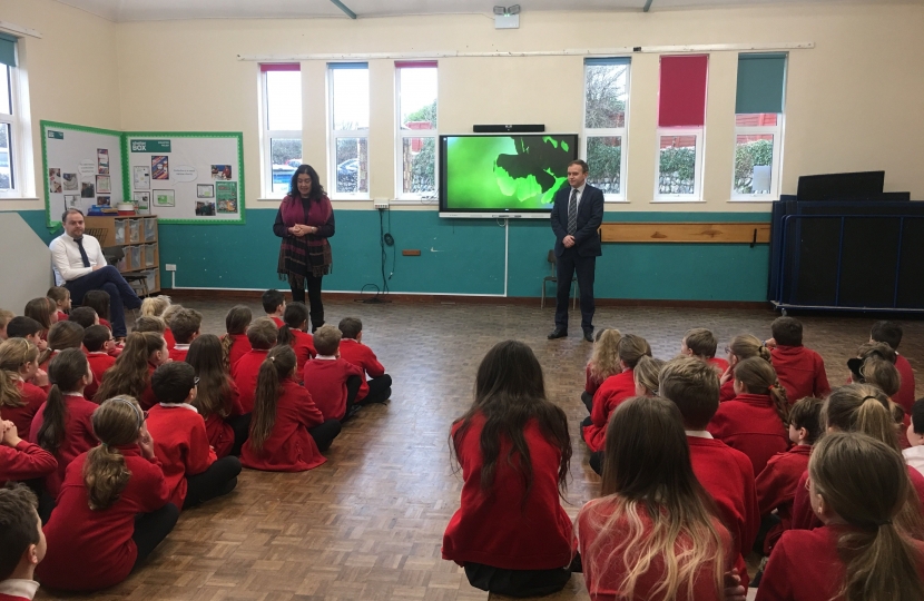 George welcomes £14 billion cash boost for schools in Camborne and Redruth
