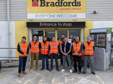 George talks sustainability with Bradfords