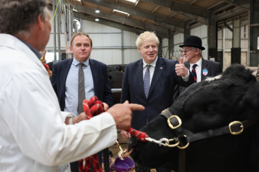 George Welcomes the PM to the Royal Cornwall Show